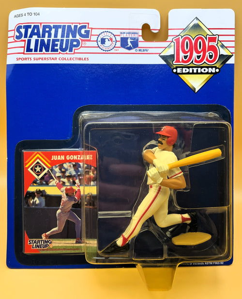1995 Juan Gonzalez Starting Lineup with Card Factory Sealed - Vintage