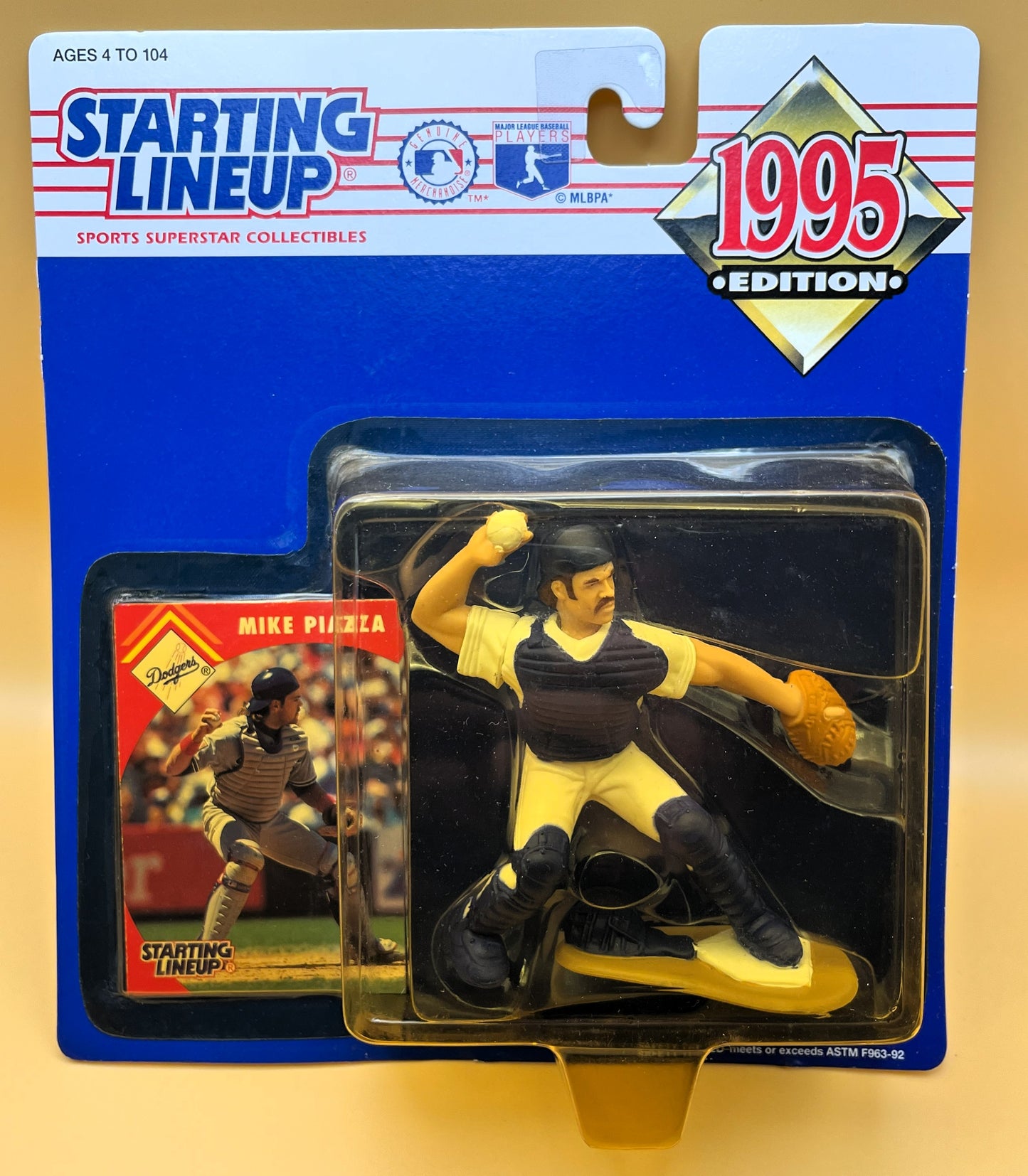 1995 Mike Piazza Starting Lineup with Card Rookie Factory Sealed - Vintage