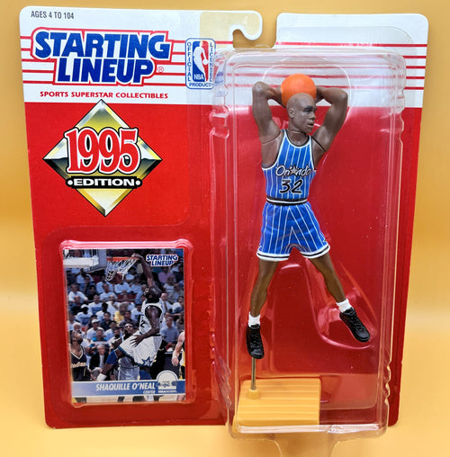 1995 Shaquille  Shaq O'Neal Starting Lineup with Card  Factory Sealed - Vintage