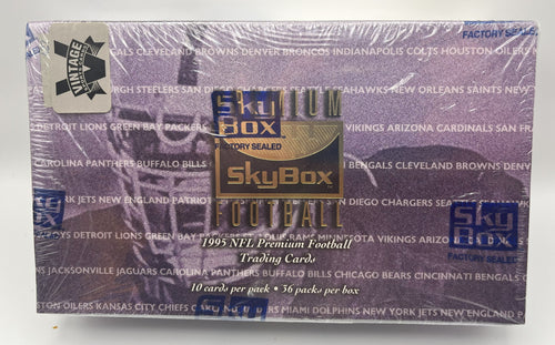 1995 Skybox Premium Football Factory Sealed Box - Rare