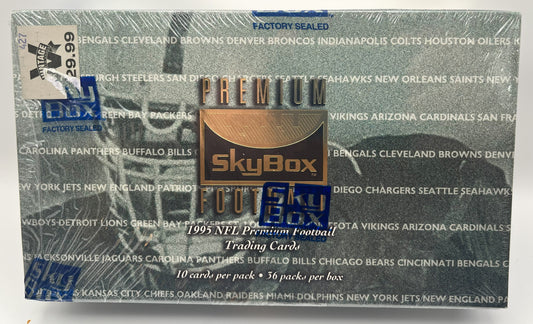 1995 Skybox Premium Football Factory Sealed Box - Rare