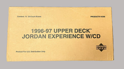 1996-97 Basketball Upper Deck Jordan Experience CD Case - 44366 RARE