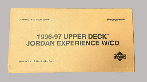 1996-97 Basketball Upper Deck Jordan Experience CD Case - 44366 RARE