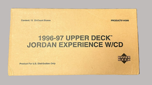 1996-97 Basketball Upper Deck Jordan Experience CD Case - 44366 RARE