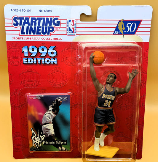 1996 Antonio McDyess Starting Lineup with Card Rookie Factory Sealed - Vintage
