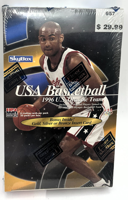 1996 Basketball USA Skybox Olympic Men's Team Box