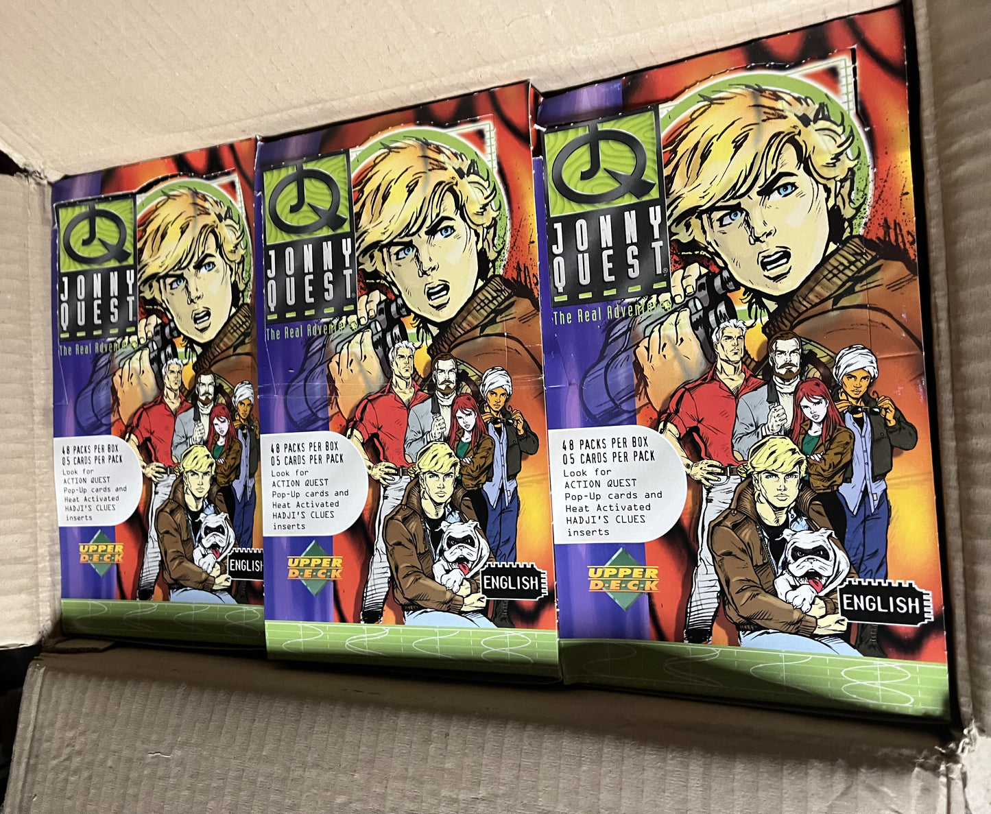 1996 Cartoon Network Upper Deck Jonny Quest 12 Box Case RARE