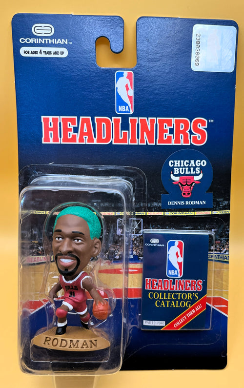 1996 Dennis Rodman Headliner Green Hair