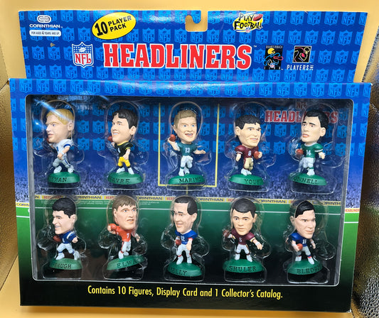 1996 Football Headliners 10 Pack