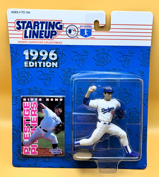 1996 Hideo Nomo Starting Lineup with Card Rookie Prestige Factory Sealed - Vintage