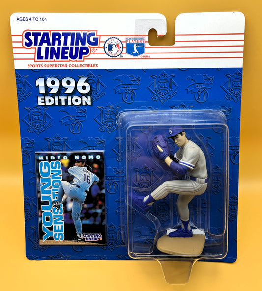 1996 Hideo Nomo Starting Lineup with Card Rookie Sensations Factory Sealed - Vintage
