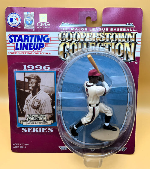1996 Jackie Robinson Starting Lineup with Card Cooperstown Collection Factory Sealed - Vintage