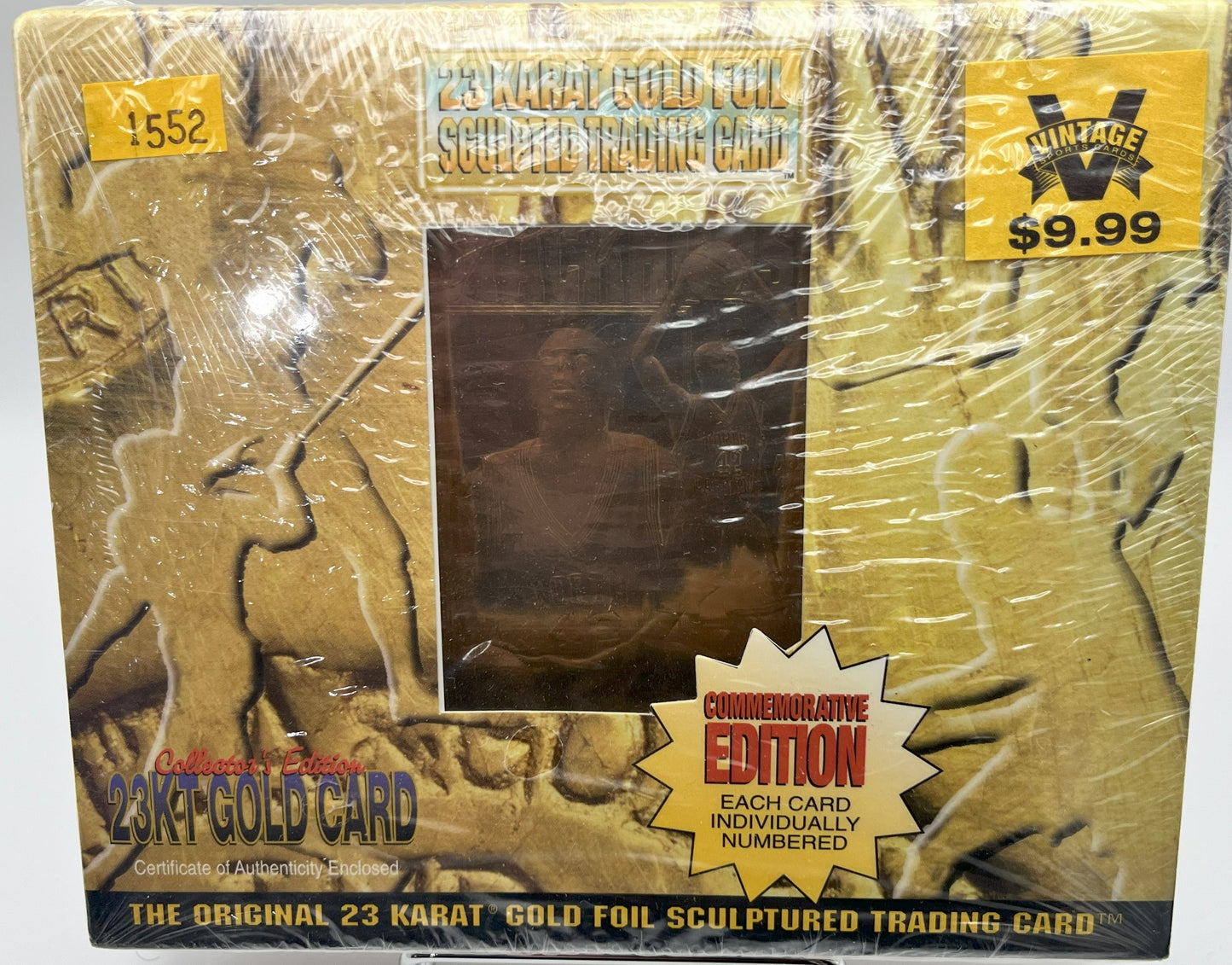 1996 Jerry Stackhouse 23k Gold Card - Limited Edition RARE