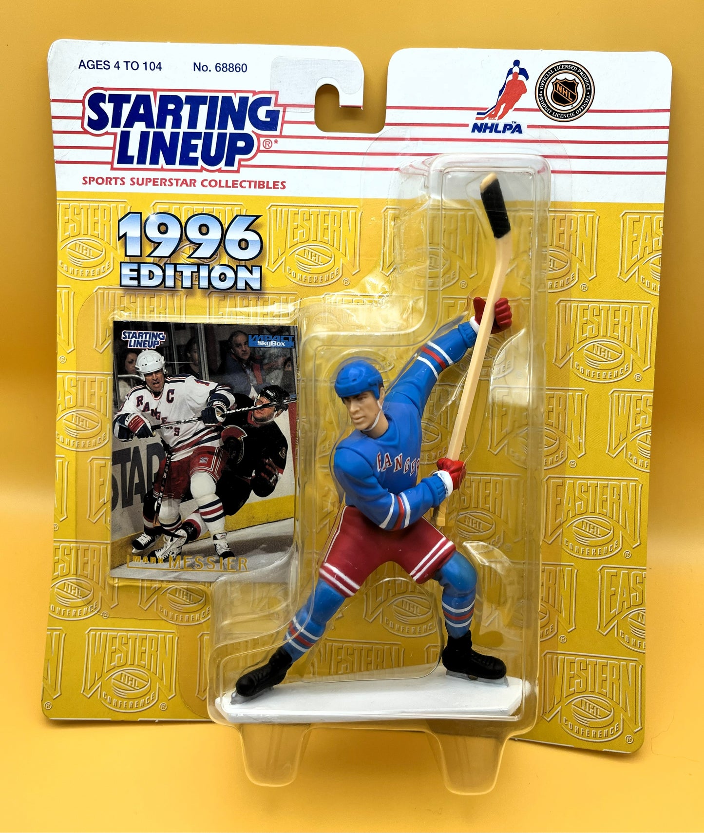 1996 Mark Messier NHL Starting Lineup with Card Factory Sealed - Vintage