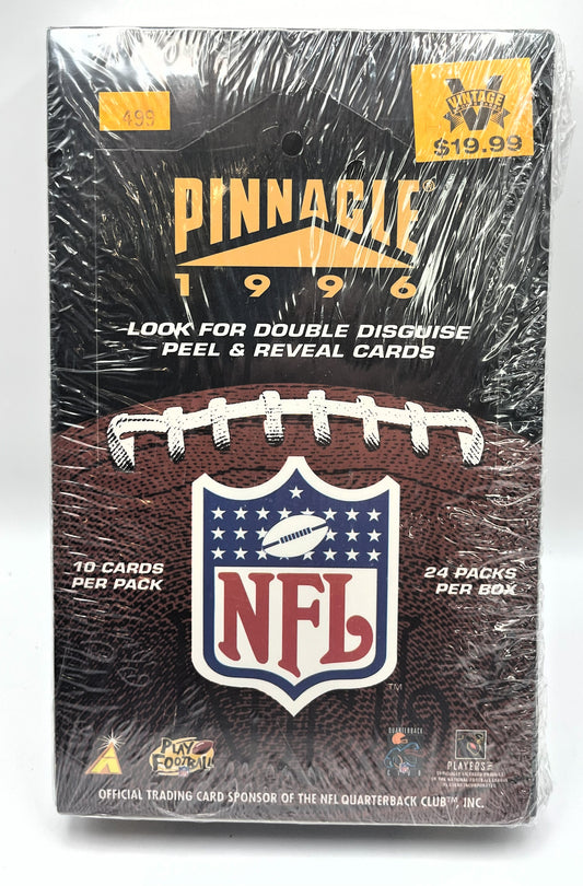 1996 Pinnacle Football Factory Sealed Box 24ct