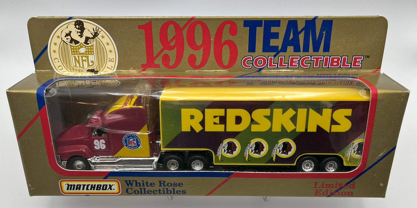 1996 Washington Redskins Matchbox Semi Truck