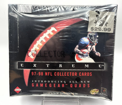 1997-98 Collectors Edge Extreme Football Factory Sealed Box