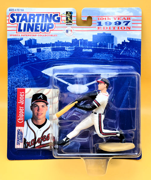 1997 Chipper Jones Starting Lineup with Card Factory Sealed - Vintage
