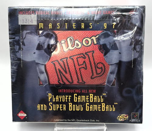 1997 Collectors Edge Masters Collection Football Factory Sealed Box -Rare