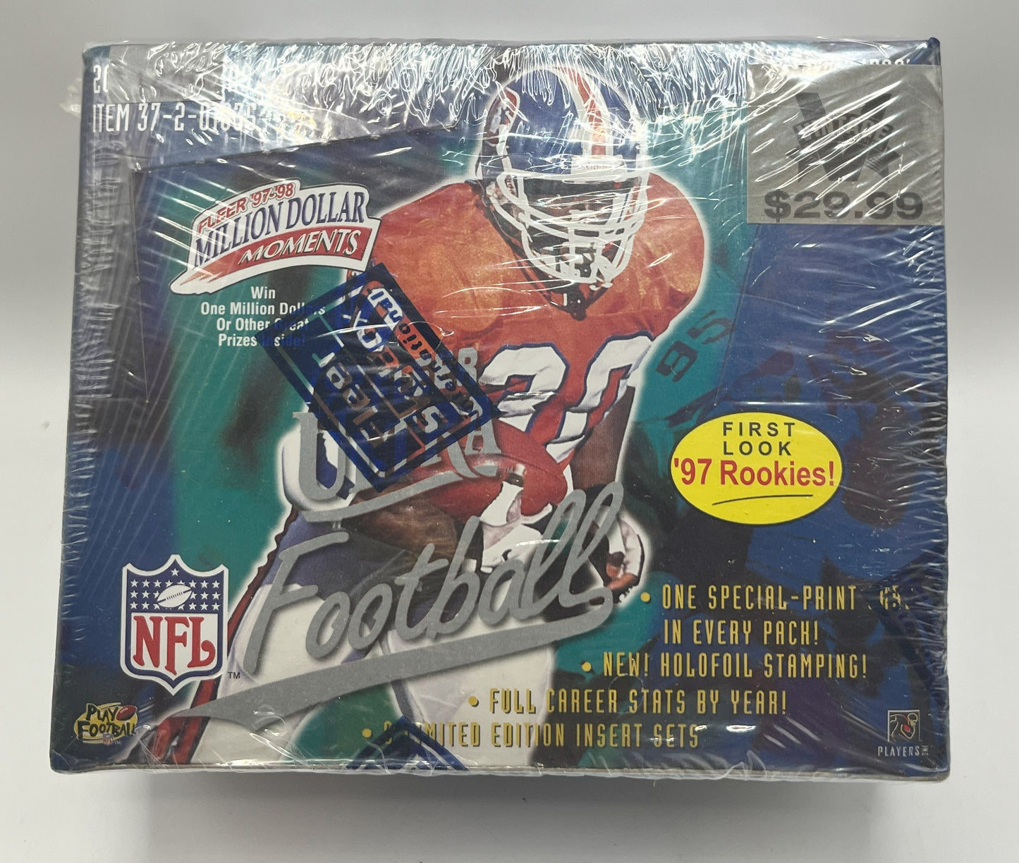 1997 Fleer Ultra Football Factory Sealed Box