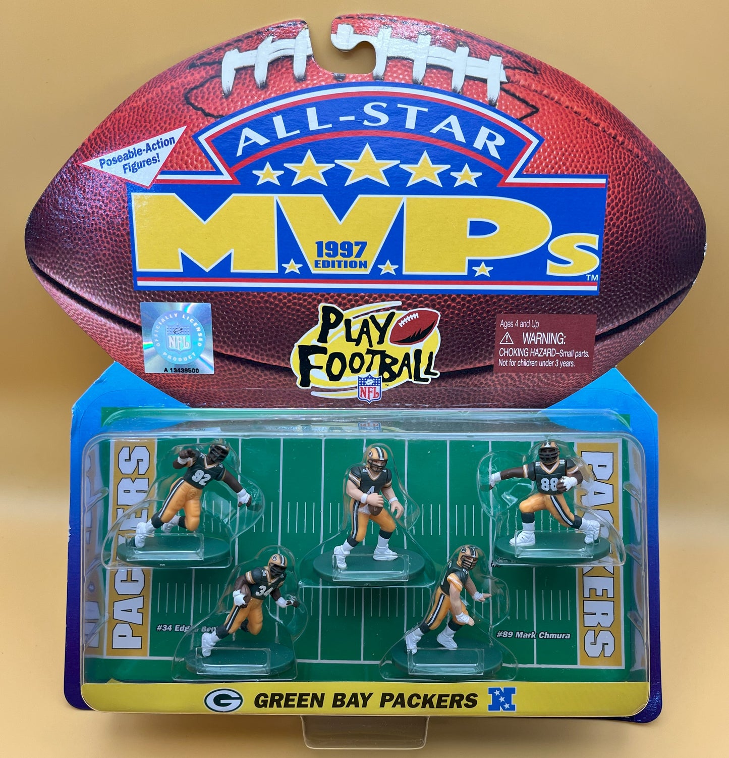1997 Green Bay packers All-Star MVP's Mini Figurines -Reggie White