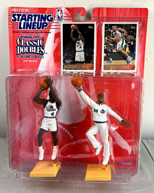 1997 Grant Hill Joe Dumars Classic Doubles NBA Starting Lineup with Card Factory Sealed
