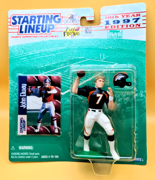 1997 John Elway Starting Lineup with Card  Factory Sealed - Vintage