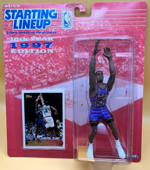 1997 Marcus Camby Starting Lineup w/ Card  Factory Sealed - Vintage