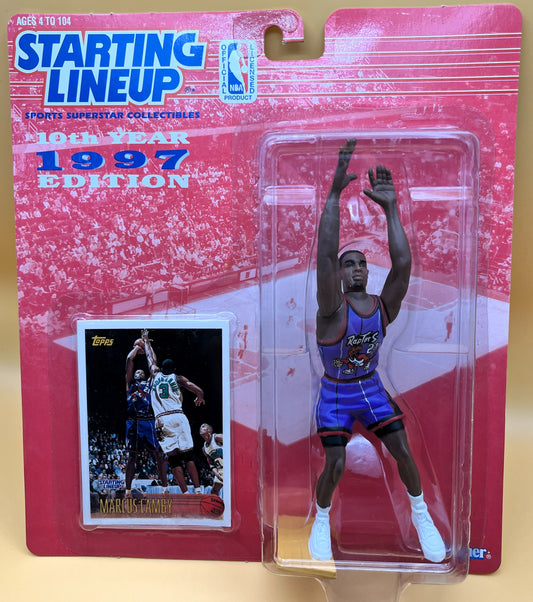 1997 Marcus Camby Starting Lineup w/ Card  Factory Sealed - Vintage