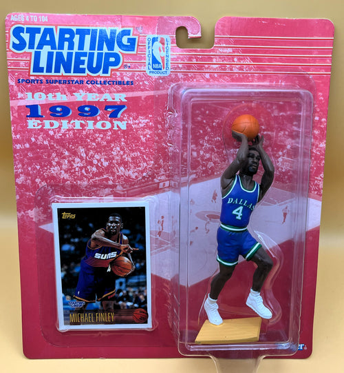 1997 Michael Finley Starting Lineup with Card  Factory Sealed - Vintage
