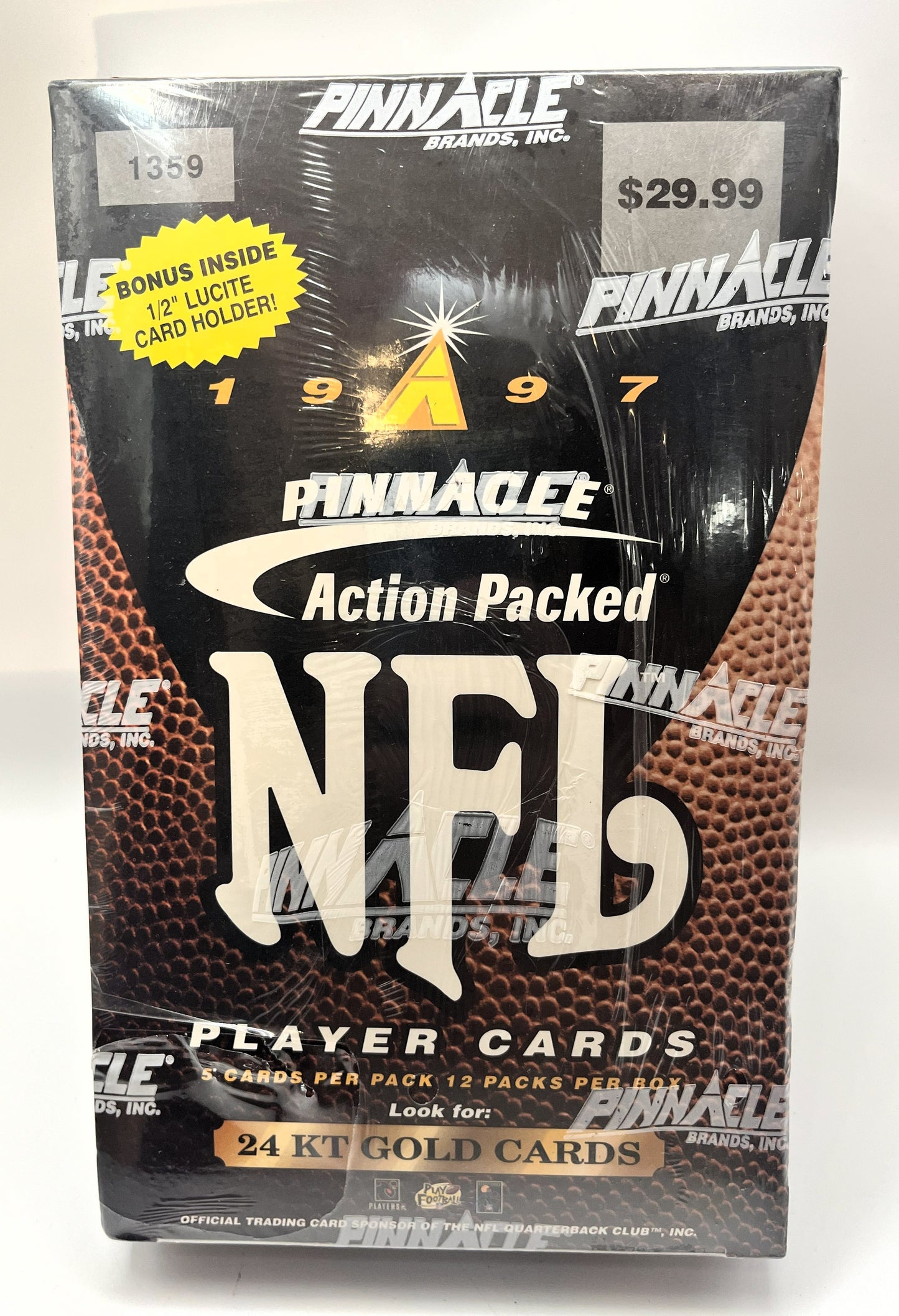 1997 Action Packed Pinnacle Football Factory Sealed Box -Rare