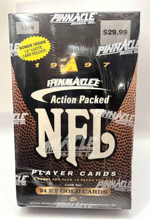 1997 Action Packed Pinnacle Football Factory Sealed Box -Rare