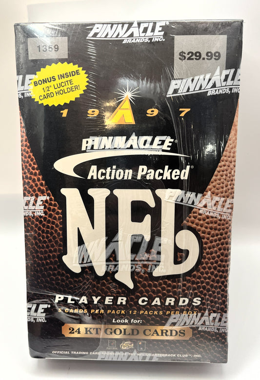 1997 Action Packed Pinnacle Football Factory Sealed Box -Rare