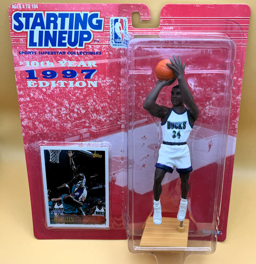 1997 Ray Allen Starting Lineup with Card  Factory Sealed - Vintage