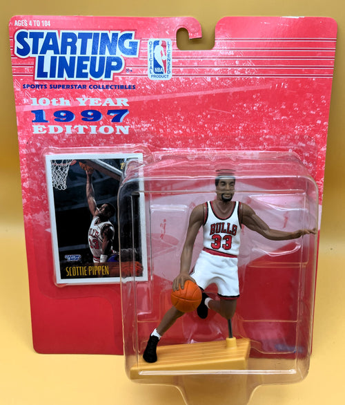 1997 Scottie Pippen Starting Lineup with Card  Factory Sealed - Vintage