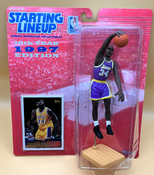 1997 Shaquille Shaq O'Neal Starting Lineup w/ Card  Factory Sealed - Vintage
