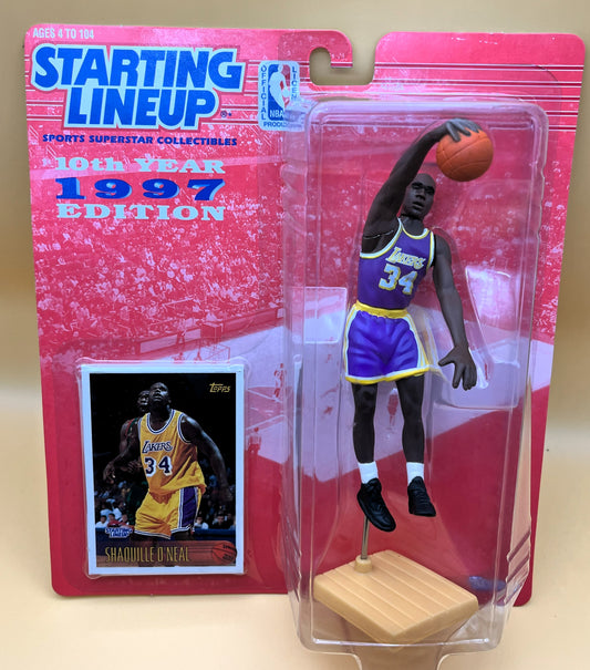 1997 Shaquille Shaq O'Neal Starting Lineup w/ Card  Factory Sealed - Vintage
