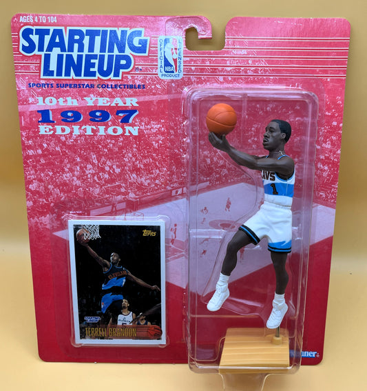1997 Terrell Brandon Starting Lineup w/ Card  Factory Sealed - Vintage