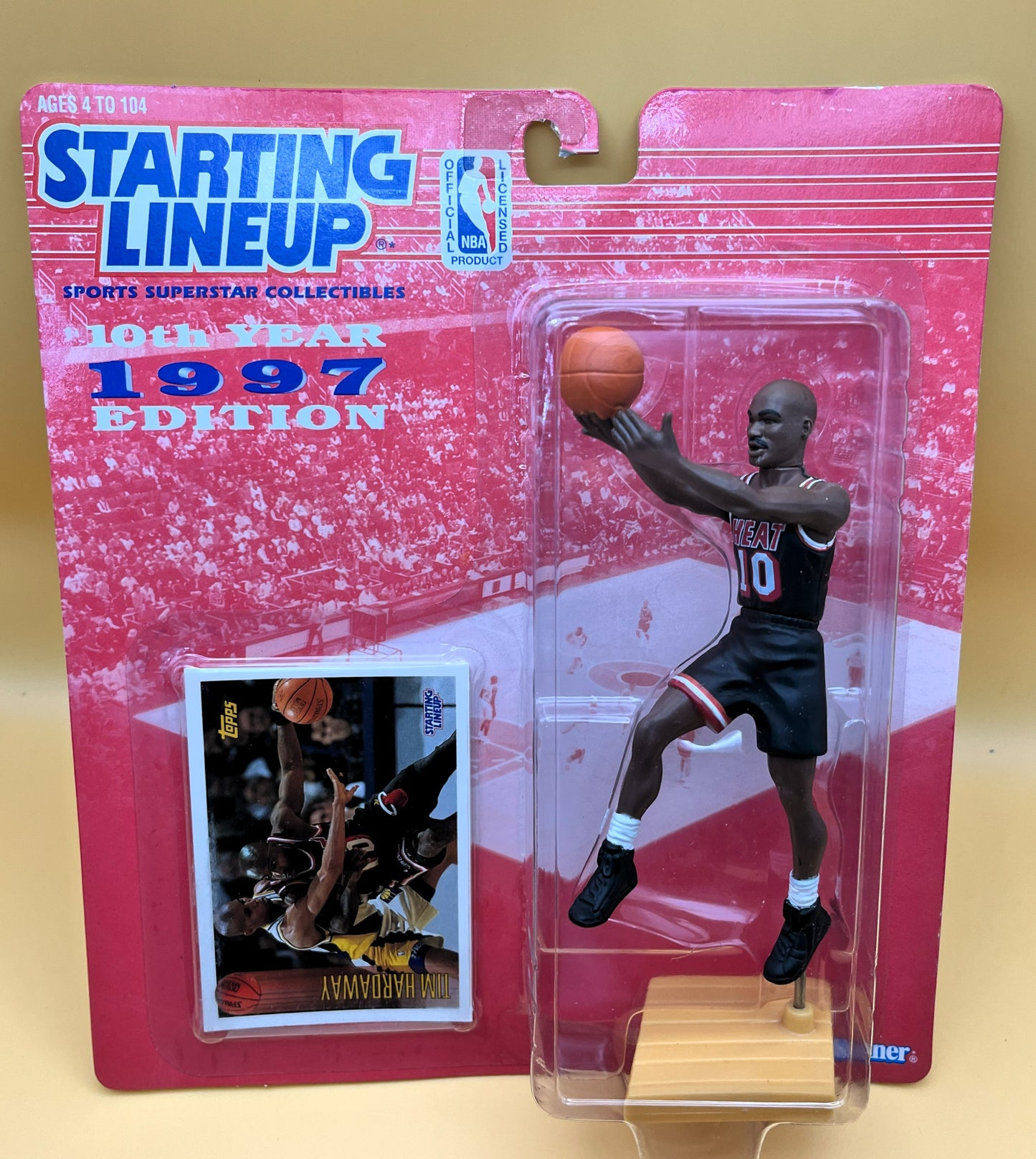 1997 Tim Hardaway Starting Lineup with Card  Factory Sealed - Vintage