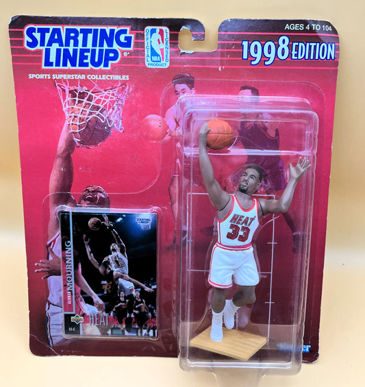 1998 Alonzo Mourning Starting Lineup with Card Factory Sealed - Vintage
