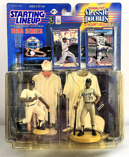 1998 Frank Thomas Albert Belle Classic Doubles Starting Lineup with Card Factory Sealed - Vintage