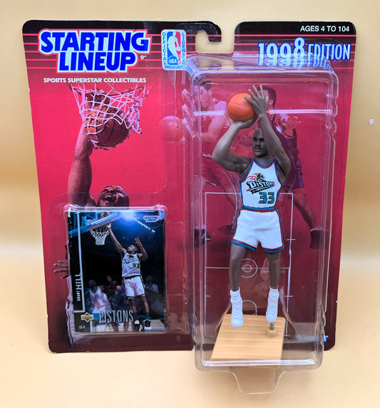 1998 Grant Hill Starting Lineup with Card Factory Sealed - Vintage