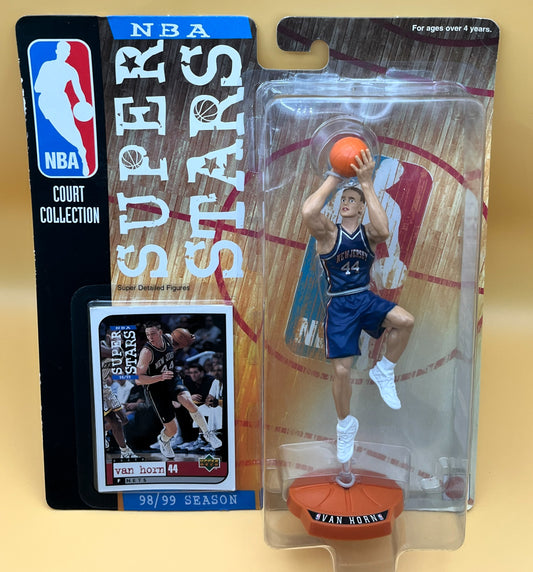 1998-99 Keith Van Horn Mattell NBA Super Star C.C. Starting Lineup w/ Card Factory Sealed