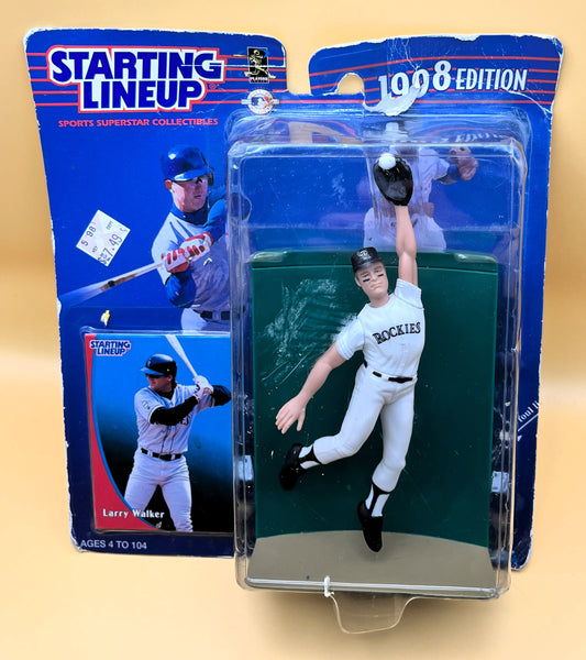1998 Larry Walker Starting Lineup with Card Factory Sealed - Vintage