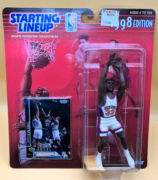 1998 Patrick Ewing Starting Lineup with Card Factory Sealed - Vintage