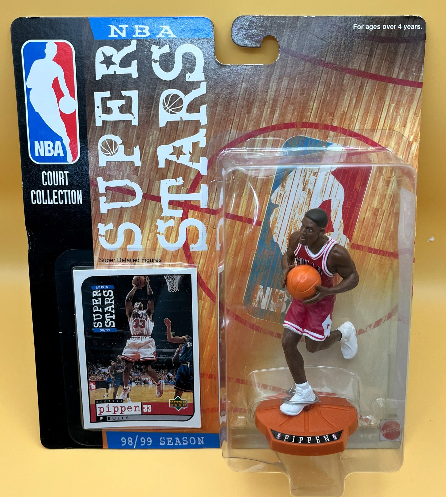 1998-99 Scottie Pippen Mattel NBA Super Star C.C. Starting Lineup w/ Card Factory Sealed