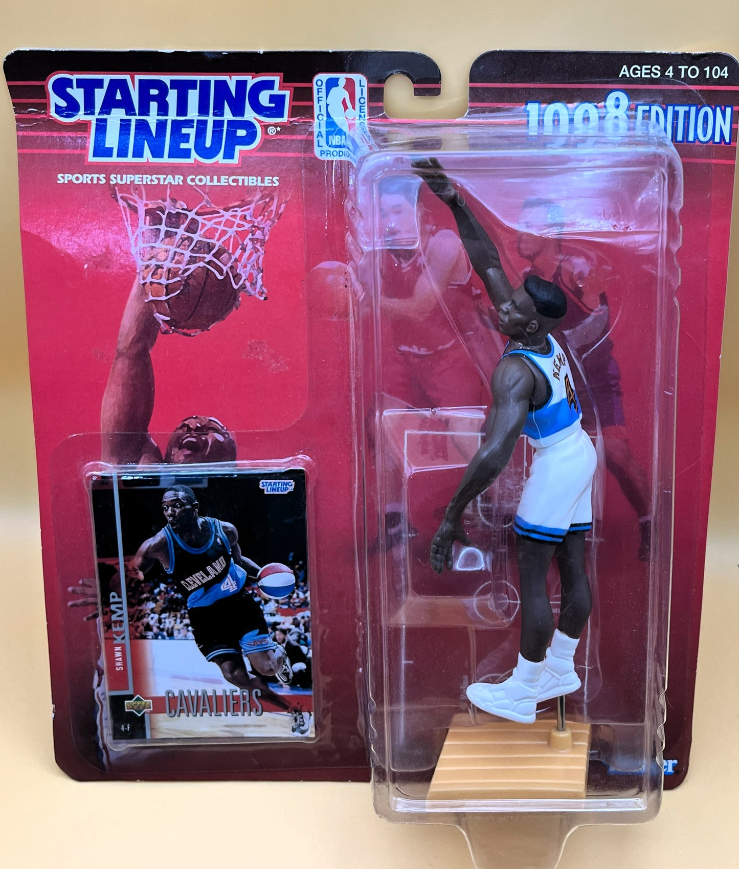 1998 Shawn Kemp Starting Lineup with Card Factory Sealed - Vintage