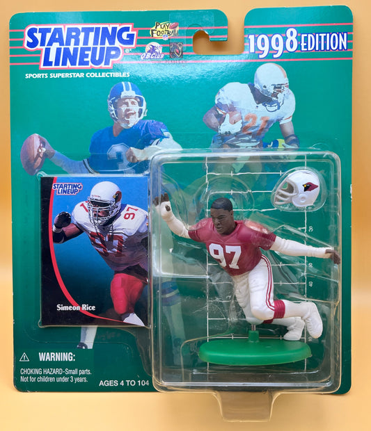 1998 Simeon Rice Starting Lineup with Card Rookie Factory Sealed - Vintage