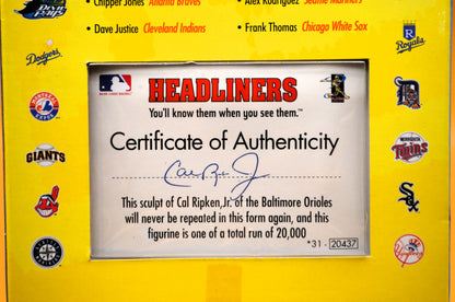 1998 Cal Ripken Headliner XL Starting Lineup Limited Edition Factory Packing