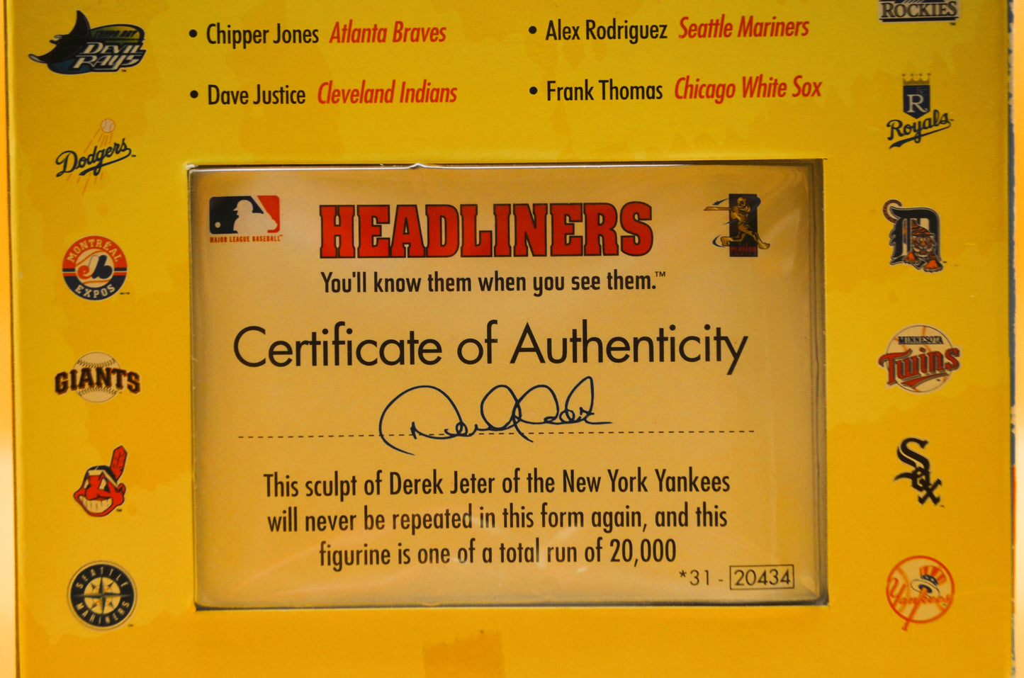 1998 Derek Jeter Headliner XL